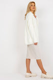Loose Long Sleeve Sweater with Heart Neckline