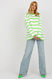 Loose Fit Long Sleeve Stand-Up Collar Sweater