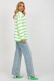 Loose Fit Long Sleeve Stand-Up Collar Sweater