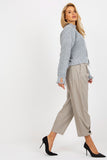 Loose Cut Long Sleeve Stand-Up Collar Sweater