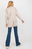 Heart Neckline Button-Down Cardigan with Decorative Holes