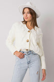 Heart Neckline Button-Down Long Sleeve Sweater for Women