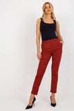 Elegant Women's Pants with Elastic Waistband & Pockets