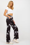 Elegant Wide-Leg High-Waist Pants with Pockets