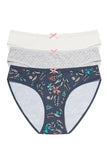 Soft Cotton Timeless Women's Panties - 3-Pack Set