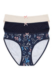 Soft Cotton Women's Timeless Cut Panties - 3-Pack Set