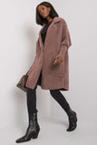 Stylish Women's Press Stud Coat with Slip Pockets for Autumn
