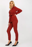 Elegant Checked Long Sleeve Jacket with Slip Pockets