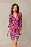 Comfortable Overlap Dress with Unique Patterns and Design