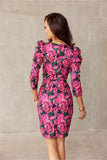 Comfortable Overlap Dress with Unique Patterns and Design