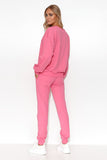 Lightweight Women's Sweatshirt & Pants Set with Ribbed Cuffs