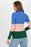 Ribbed Turtleneck Sweater in Three Colors for Women
