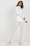 Ribbed Turtleneck Women's Blouse with Long Sleeves
