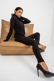 High Waist Striped Fabric Leggings for Everyday Wear
