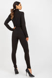 High Waist Striped Fabric Leggings for Everyday Wear