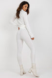 High-Waisted Striped Fabric Leggings for Everyday Wear