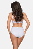 High-Waisted Cotton Lace Back Panties for Ultimate Comfort