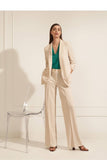 Elegant Beige Loose Cut Pants for Effortless Style