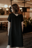 Chic Loose-Fitting Dress with Jackie Kennedy Collar