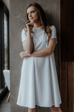 Jackie Kennedy-Style Loose-Fit Short Sleeve Dress