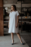 Jackie Kennedy-Style Loose-Fit Short Sleeve Dress