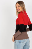 Ribbed Women's Turtleneck Sweater in Three Colors