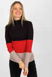 Ribbed Turtleneck Sweater with Long Sleeves in 3 Colors