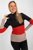 Ribbed Turtleneck Sweater with Long Sleeves in 3 Colors