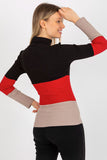 Ribbed Turtleneck Sweater with Long Sleeves in 3 Colors