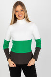 Ribbed Turtleneck Long Sleeve Women's Sweater in 3 Colors