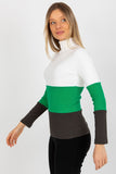 Ribbed Turtleneck Long Sleeve Women's Sweater in 3 Colors