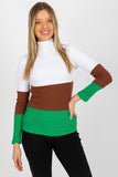 Ribbed Turtleneck Long Sleeve Women's Sweater in 3 Colors