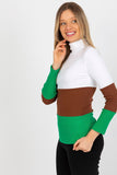 Ribbed Turtleneck Long Sleeve Women's Sweater in 3 Colors