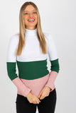 Ribbed Turtleneck Women's Sweater in Three Colors