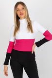 Ribbed Turtleneck Sweater in Three Colors for Women