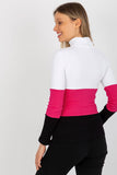 Ribbed Turtleneck Sweater in Three Colors for Women