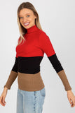 Ribbed Turtleneck Long Sleeve Women's Sweater - 3 Colors