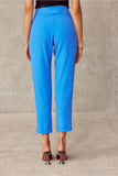 Elegant Straight-Leg Pants with Turn-Up Hem