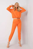 Hooded Sweatshirt and Fitted Pants Set