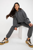 Cozy Hooded Sweatshirt Set with Pants and Pockets