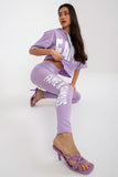 Cozy Hoodie & Leggings Set with Decorative Prints