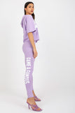 Cozy Hoodie & Leggings Set with Decorative Prints