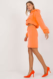 Everyday Hoodie and Skirt Set with Pocket and Elastic Waist