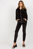Cozy Velour Hoodie & Long Pants Set with Pockets