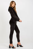 Cozy Velour Hoodie & Long Pants Set with Pockets