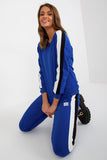 Stylish Two-Tone Sweatshirt and Pants Set