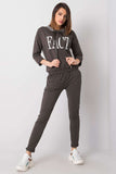 Chic Women's Tracksuit Set with Sweatshirt and Pants
