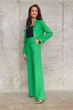 Chic Wide-Leg Bell-Bottom Pants with Side Pockets
