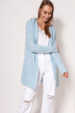 Soft Minimalist Sweater Coat with Dropped Shoulders