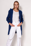 Minimalist Soft Sweater Coat with Dropped Shoulders